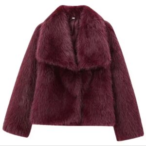 Bordeaux Fur Jacket